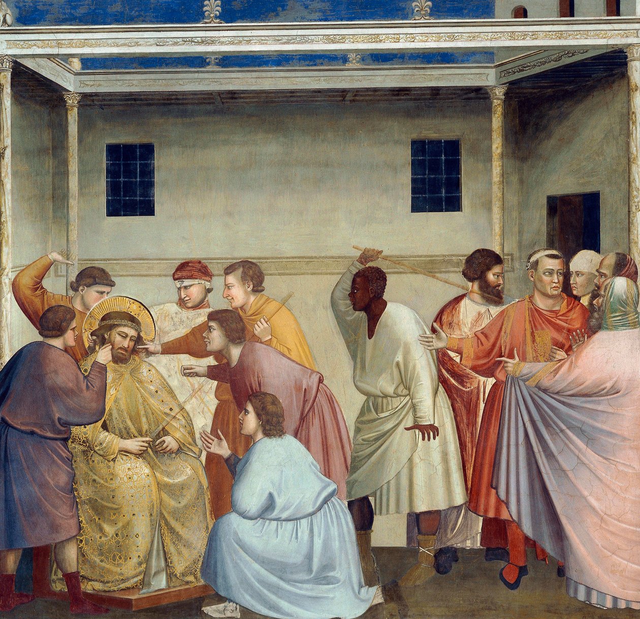 Flagellation of Christ (detail) by Giotto (c.1266 1337)
