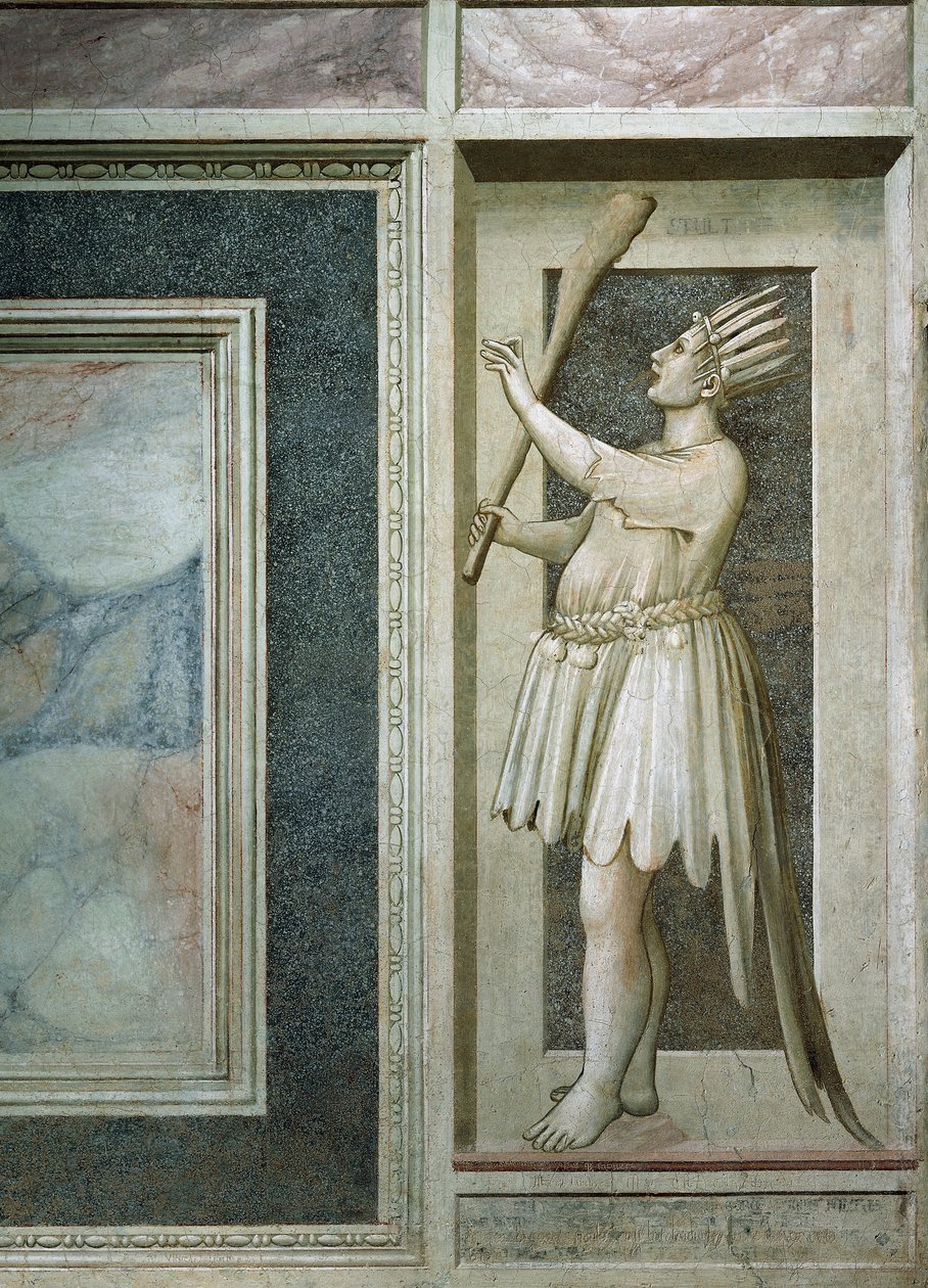 Foolishness by Giotto (after restoration) by Giotto (c.1266 1337)