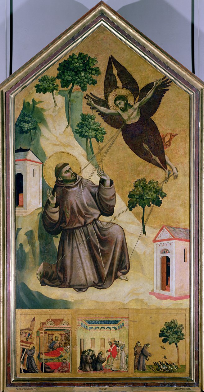 St. Francis Receiving the Stigmata by Giotto (c.1266 1337)