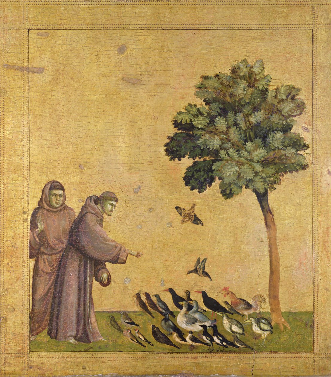 St. Francis of Assisi Preaching to the Birds by Giotto (c.1266 1337)