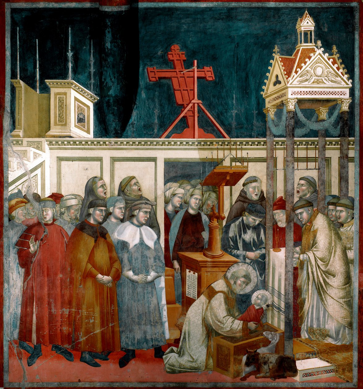 The Miracle of the Creche of Greccio by Giotto (c.1266 1337)