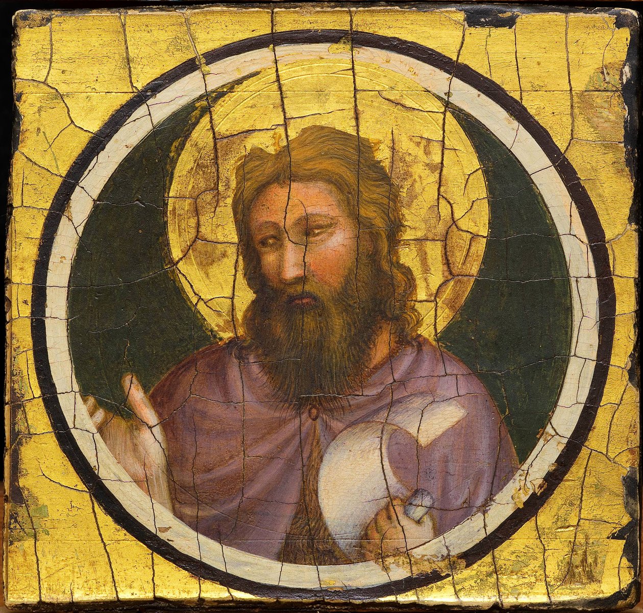 Saint John the Baptist by Giotto di Bondone by Giotto (c.1266 1337)