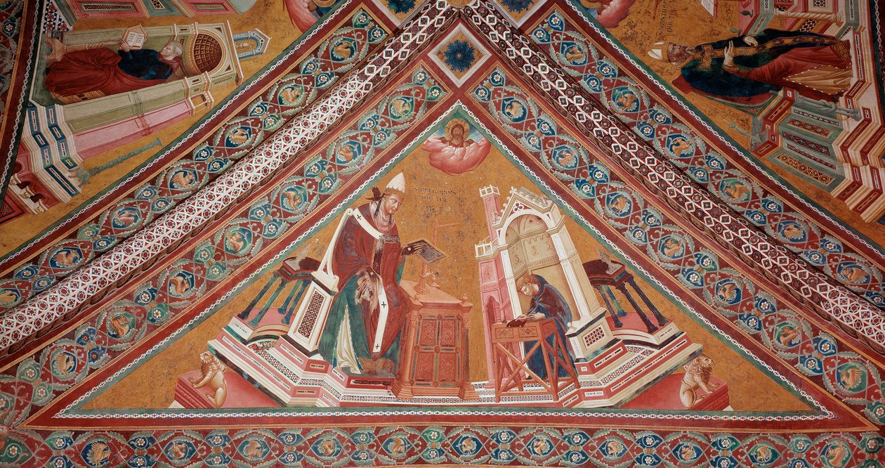 The Doctors of the Church: Pope Gregory I the Great by Giotto (c.1266 1337)