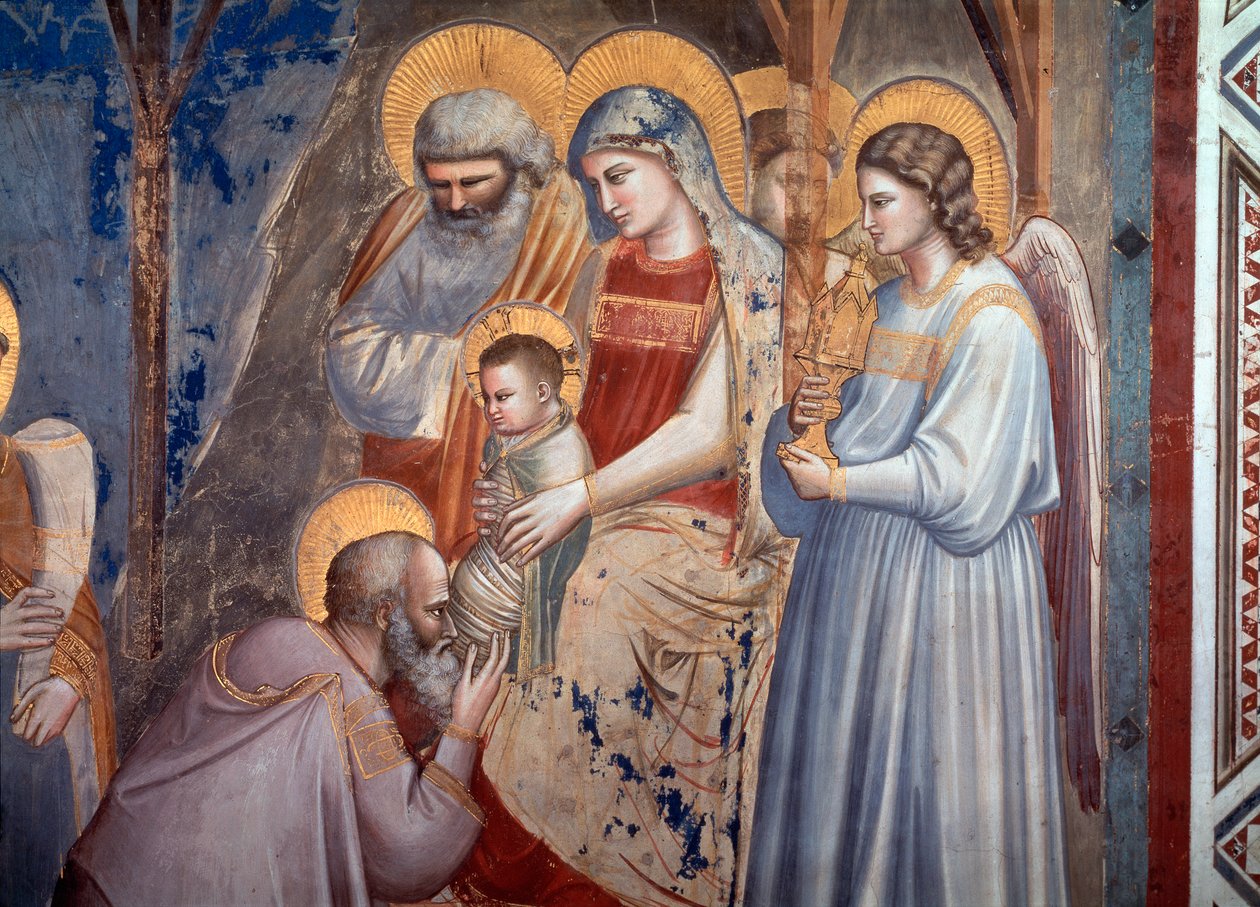 The adoration of the Magi (detail) by Giotto (c.1266 1337)