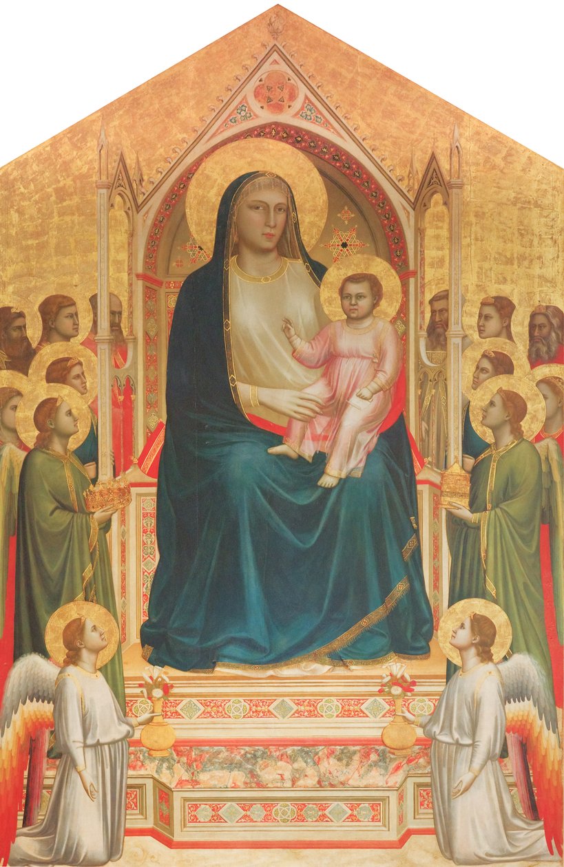 Madonna Enthroned (Ognissanti Madonna) by Giotto