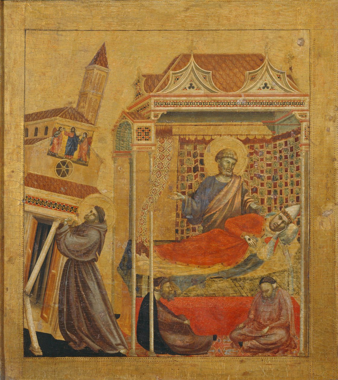 The Vision of Pope Innocent III by Giotto di Bondone (style of)