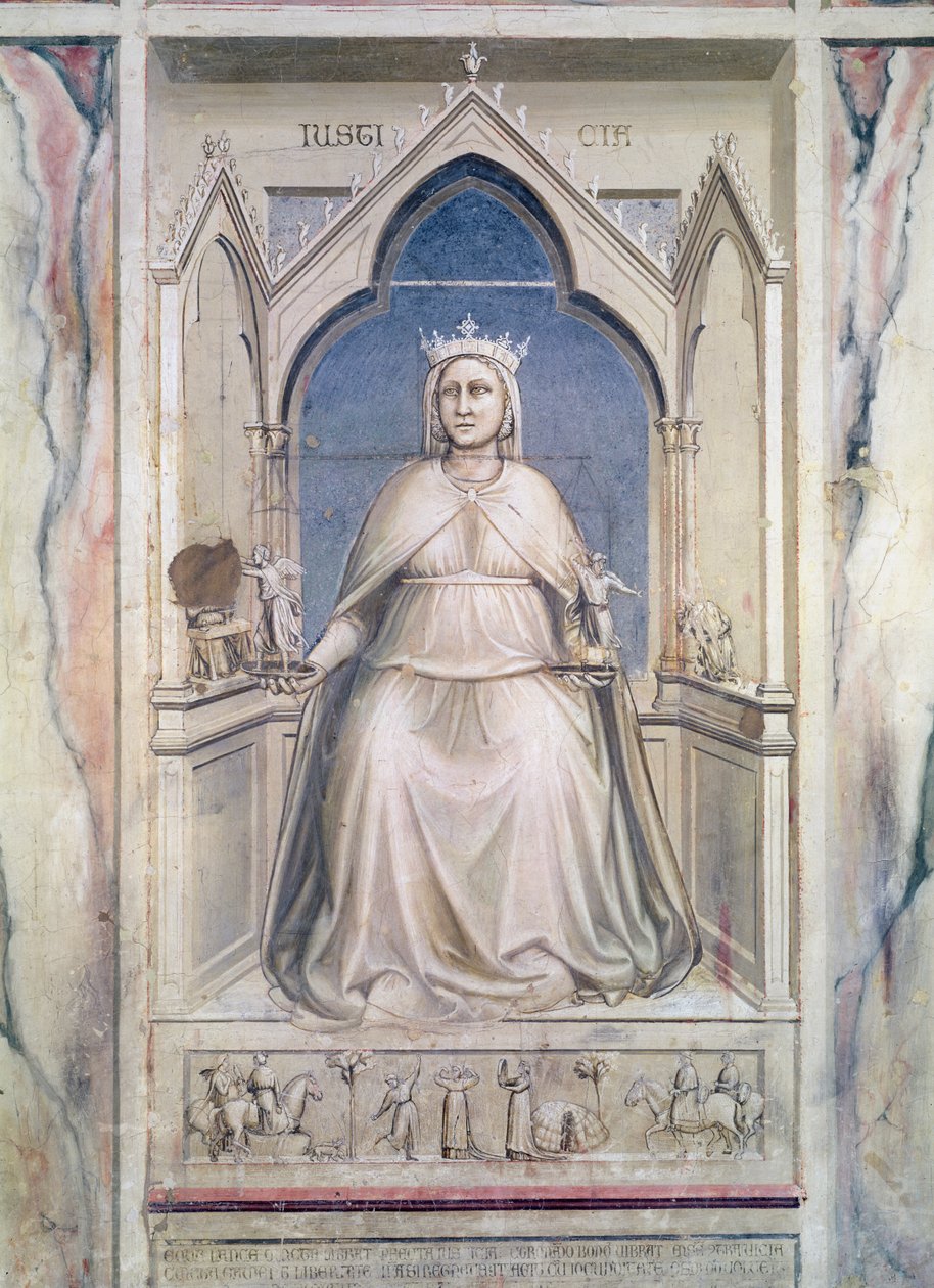 Allegory of Justice by Giotto di Bondone