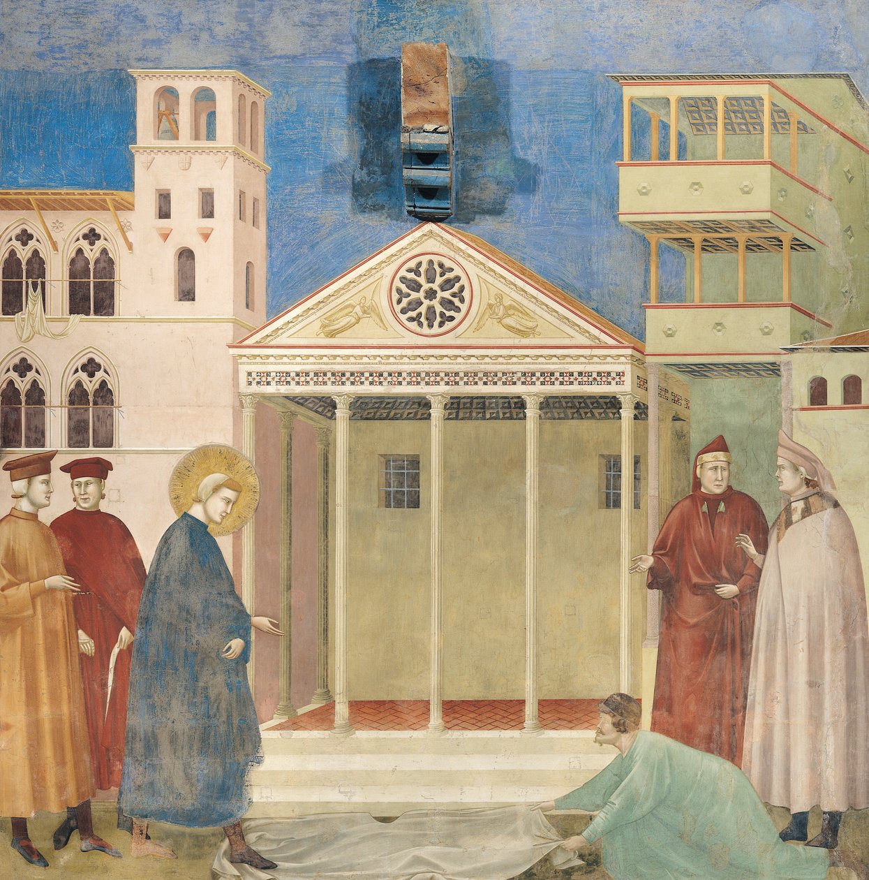 St. Francis Honoured by a Simple Man by Giotto di Bondone
