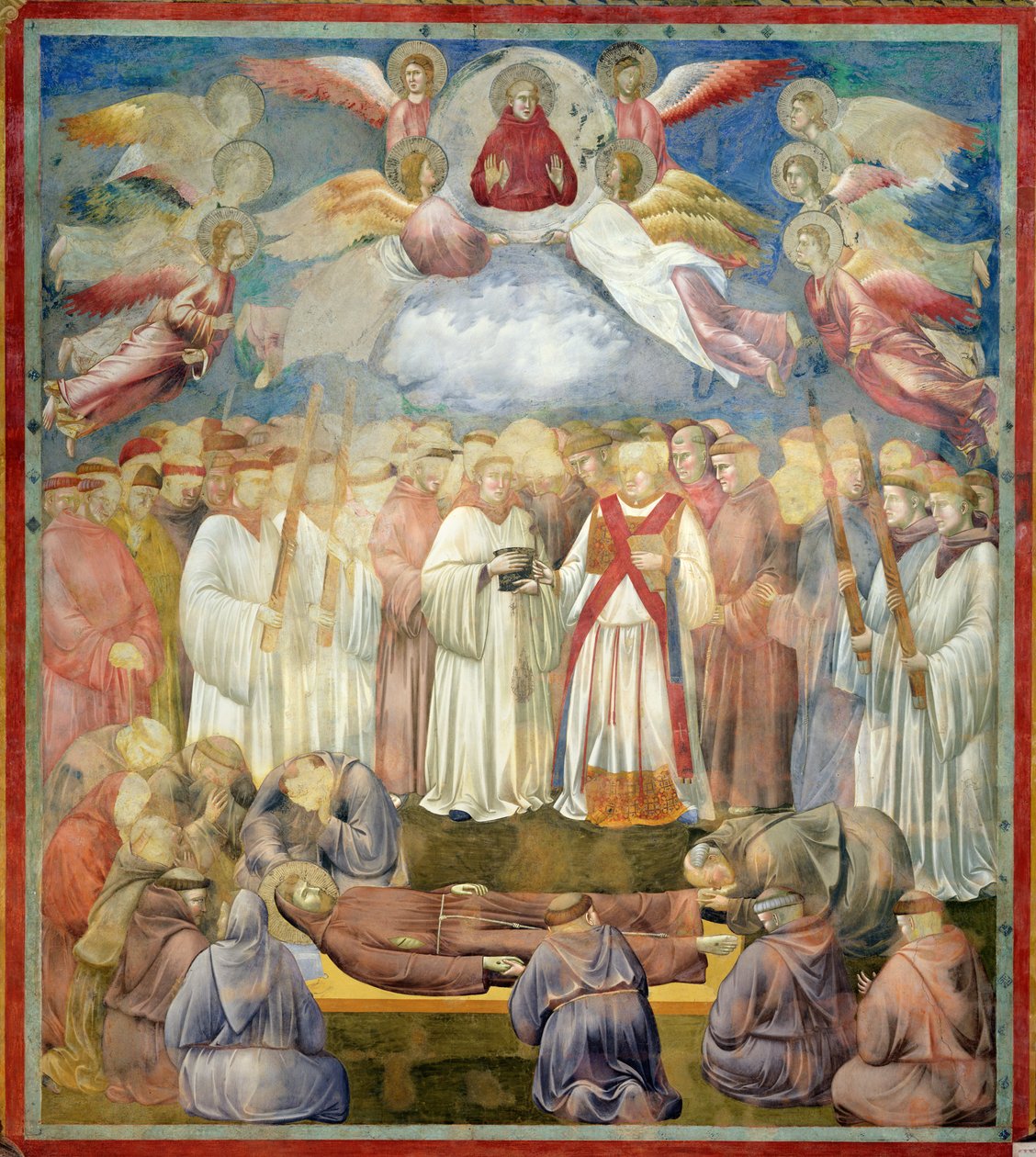 The Death of St. Francis, 1297-99 by Giotto di Bondone