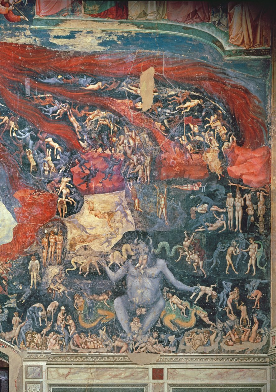 The Last Judgement (detail) by Giotto di Bondone