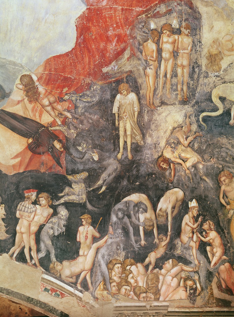 The Last Judgement (detail) by Giotto di Bondone