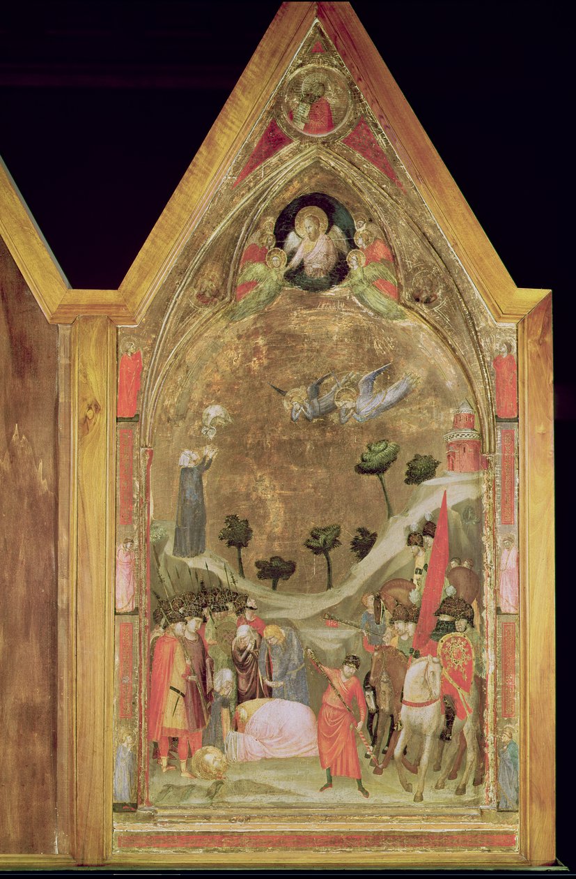 The Martyrdom of St. Paul, right hand panel from the Stefaneschi Triptych, c.1320 by Giotto di Bondone