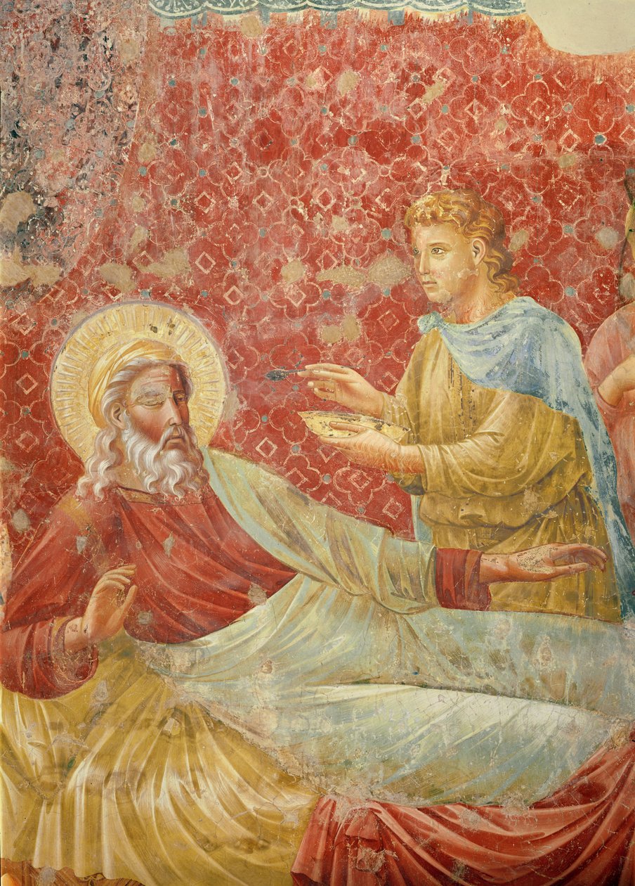 Isaac Rejects Esau, (detail) Isaac and Esau, c.1288 by Giotto di Bondone