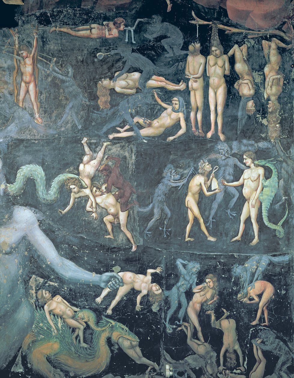 The Last Judgement, c.1305 (detail) by Giotto di Bondone