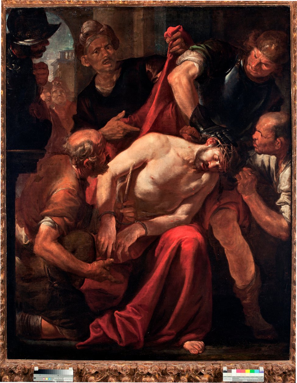 The Derision of Christ (Jesus mocked by the soldiers) by Giovacchino Assereto
