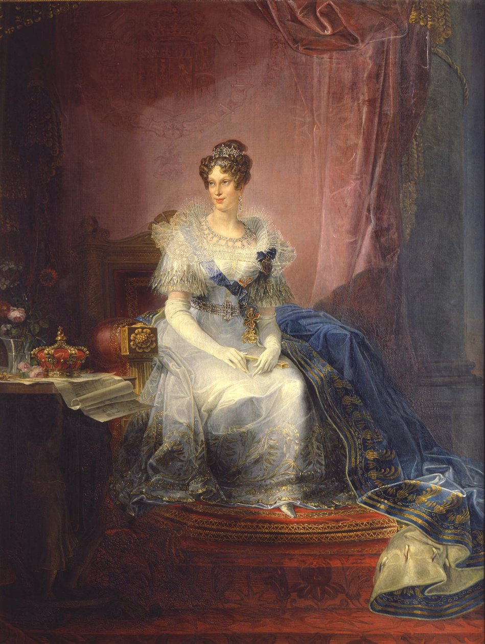 Portrait of Marie-Louise of Austria, Duchess of Parma, 1837-1839 by Giovan Battista Borghesi