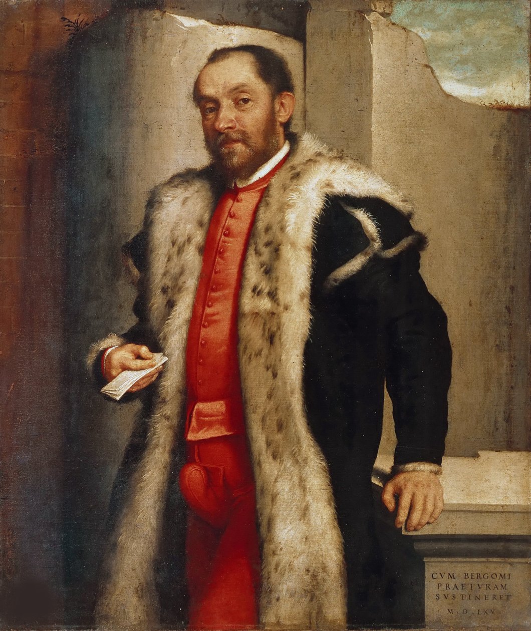 Portrait of Antonio Navagero, 1565 by Giovan Battista Moroni