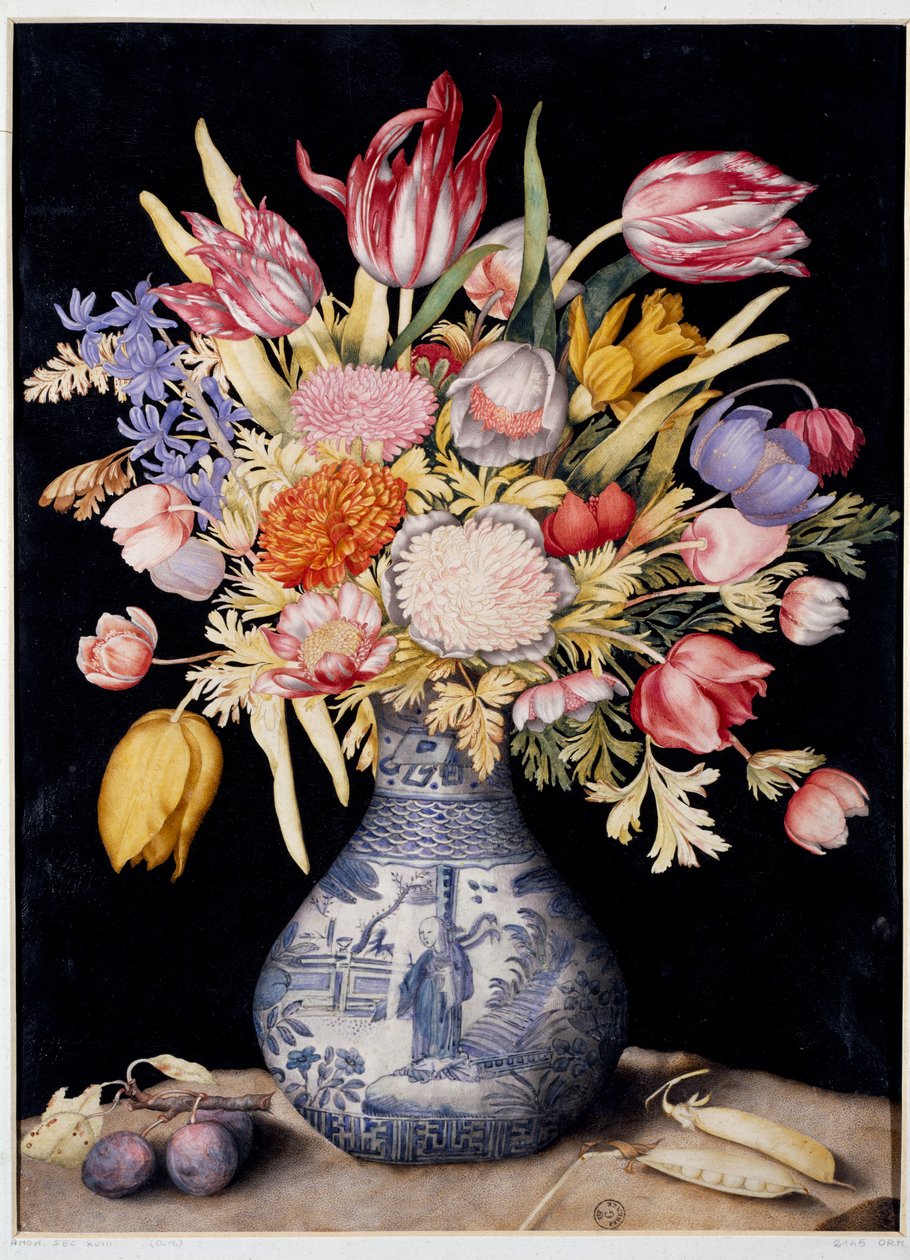 Ming Vase of Flowers by Giovanna Garzoni