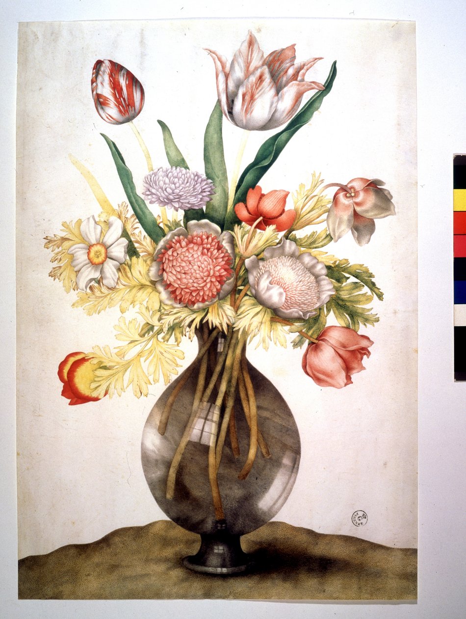 Poppies, Tulips, and Peony by Giovanna Garzoni