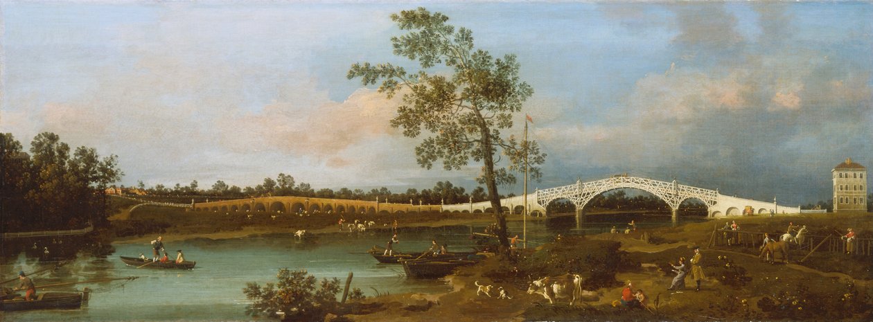 Old Walton Bridge by Giovanni Antonio Canal