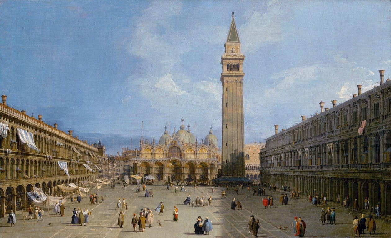 Piazza San Marco by Giovanni Antonio Canal