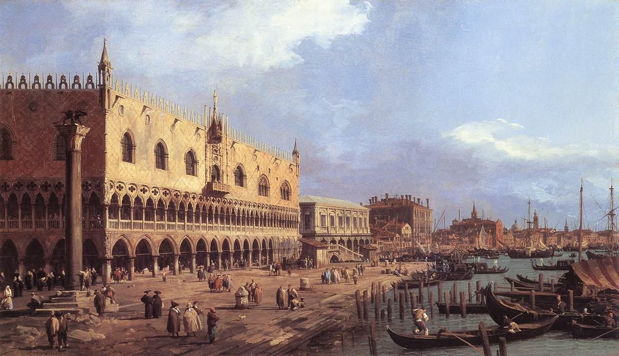 Riva degli Schiavoni by Giovanni Antonio Canal