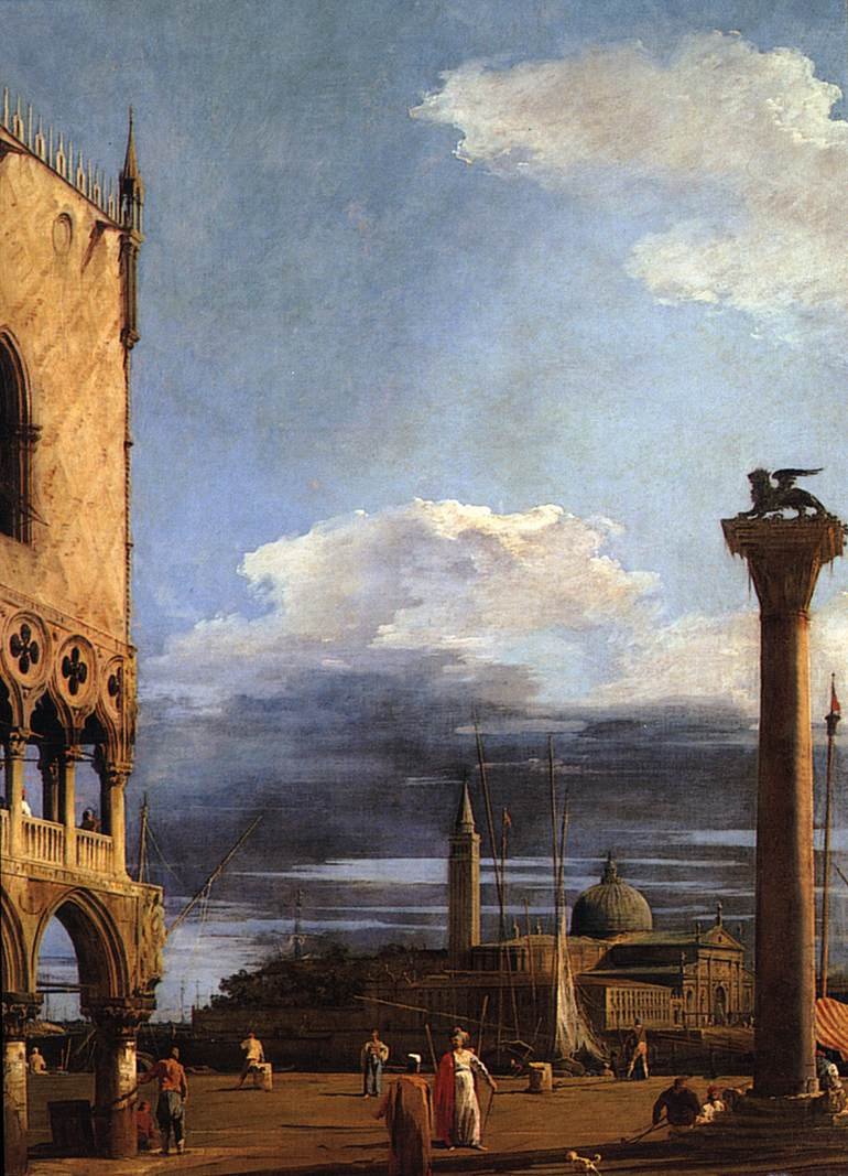 The Piazzetta towards San Giorgio Maggiore by Giovanni Antonio Canal
