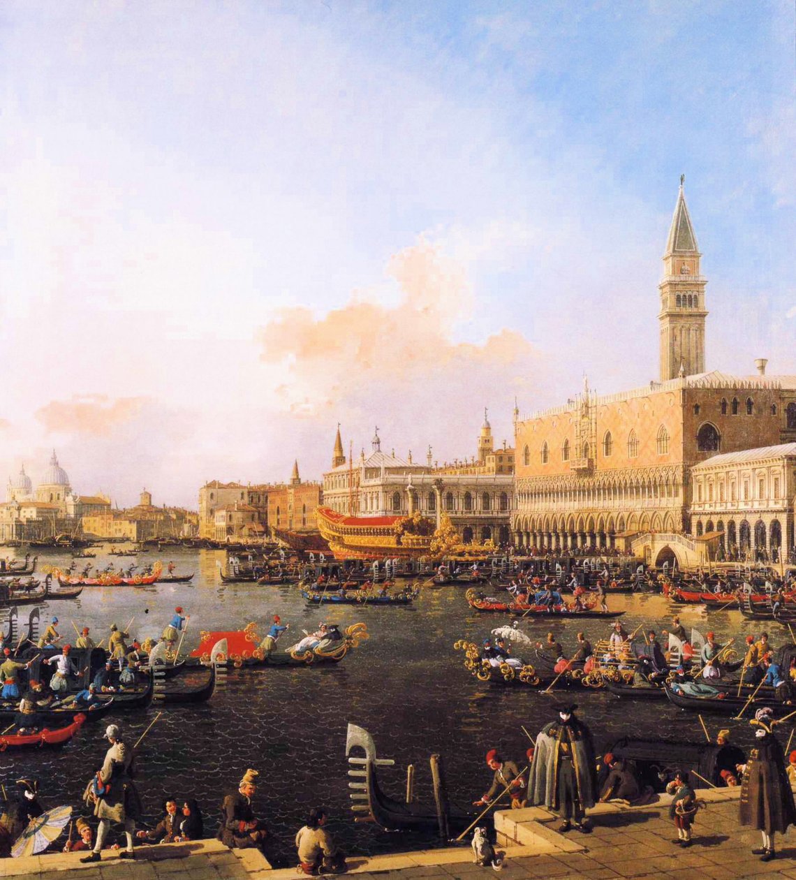 Venice, Bacino di San Marco on Ascension Day by Giovanni Antonio Canal