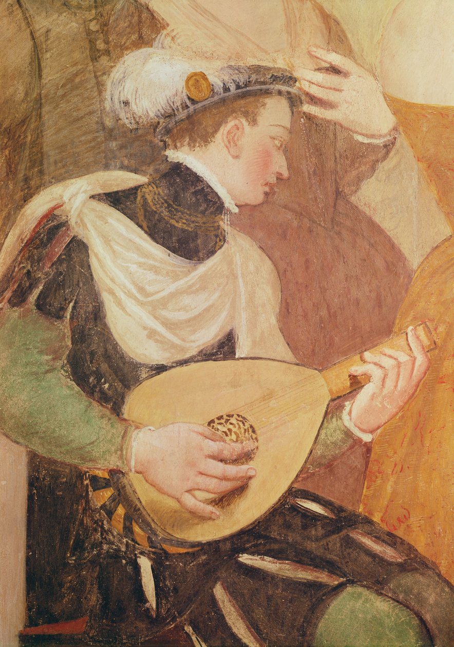 Invitation to the Dance (detail) by Giovanni Antonio Fasolo