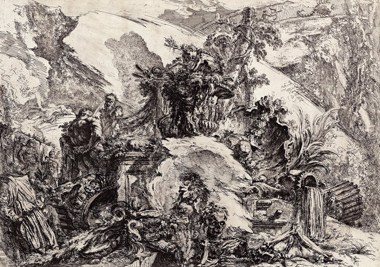 The Skeletons by Giovanni Battista Piranesi