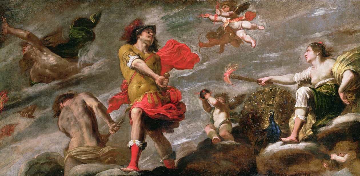 Juno and Mars by Giovanni Battista Carlone