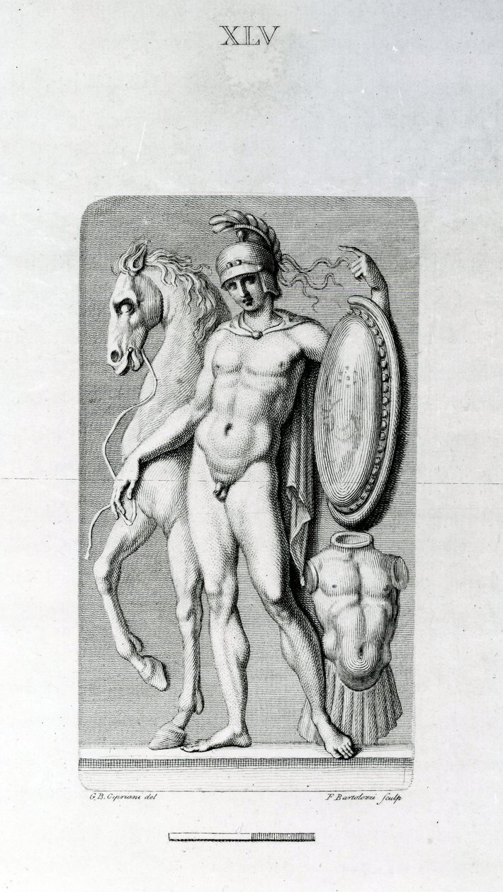 Male Nude by Giovanni Battista Cipriani