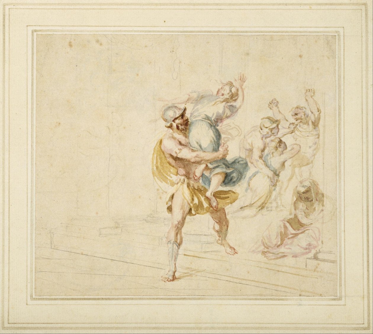 The Rape of the Sabine Women by Giovanni Battista Cipriani