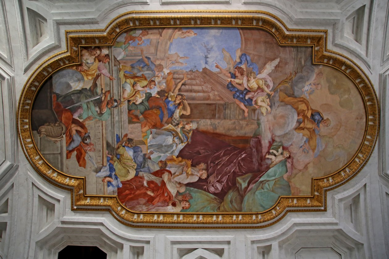 Nave ceiling with the Miracle of the Chains, 1706