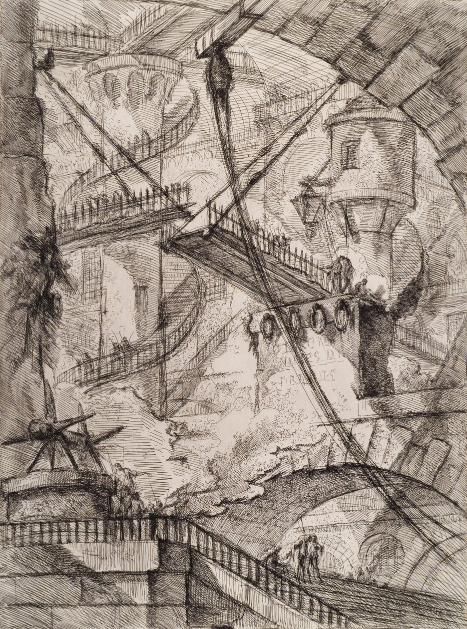 The Drawbridge by Giovanni Battista Piranesi