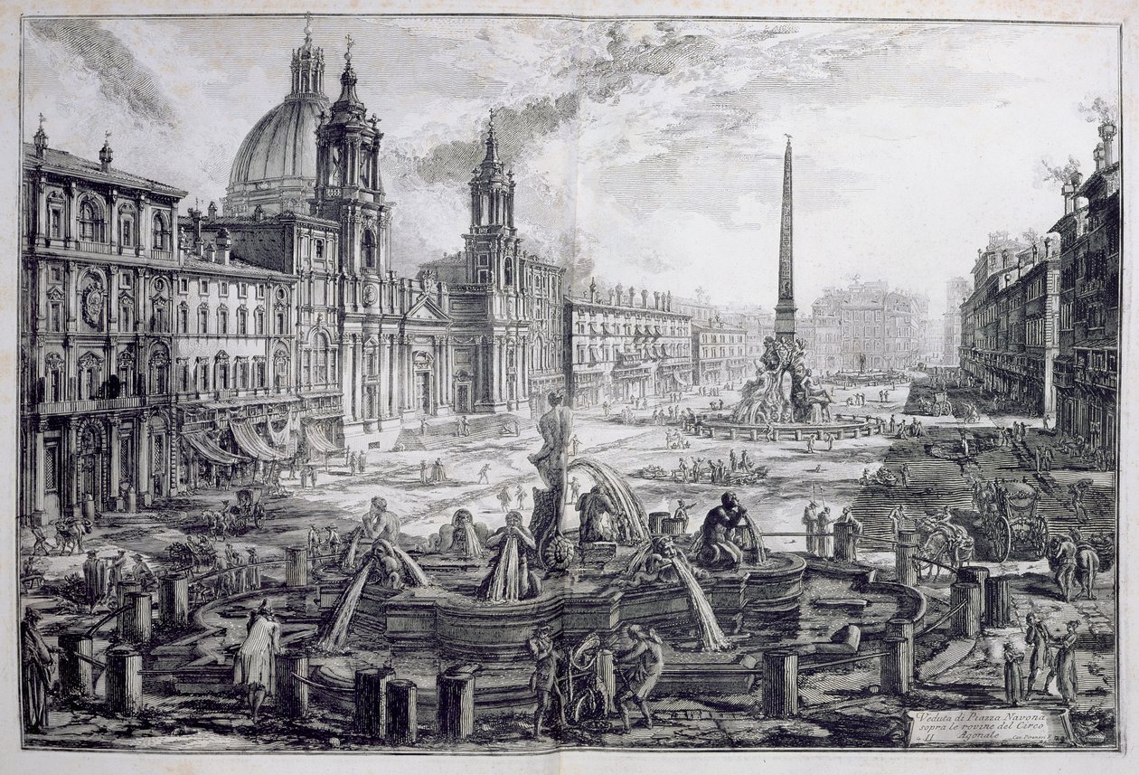 The Piazza Navona, from 