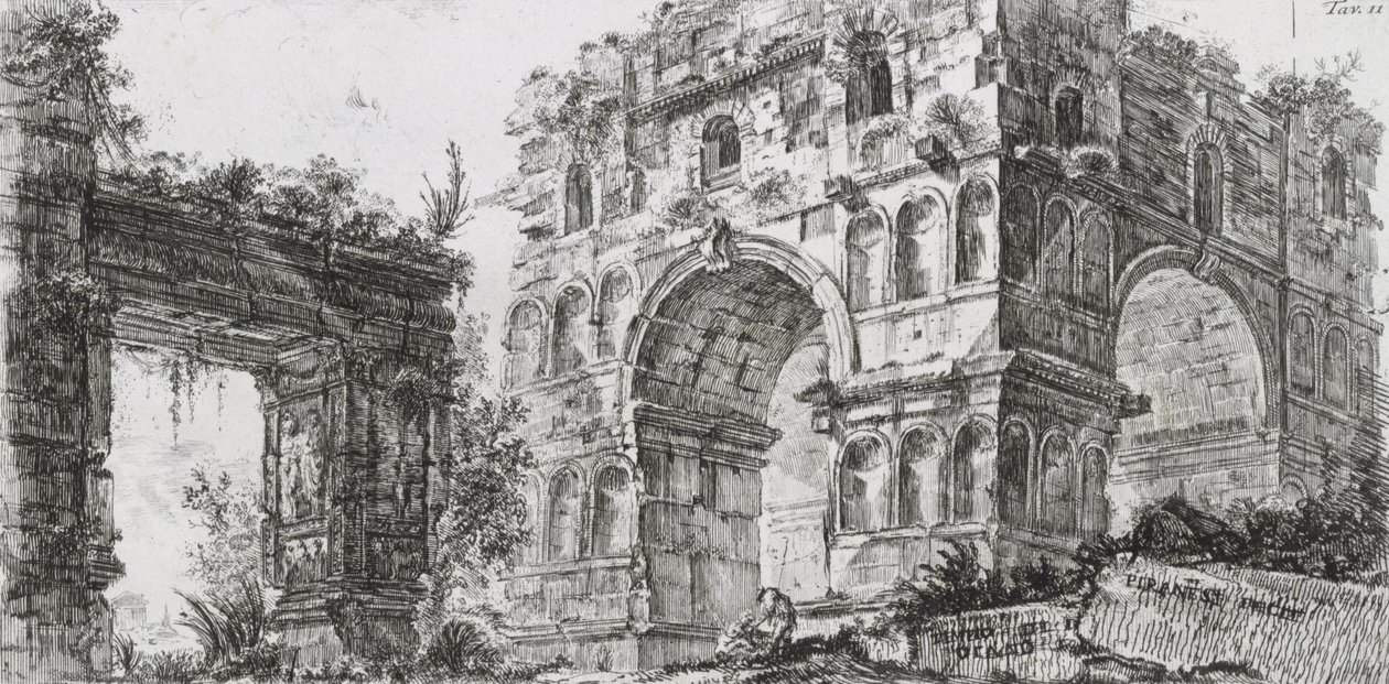 The Temple of Diana by Giovanni Battista Piranesi