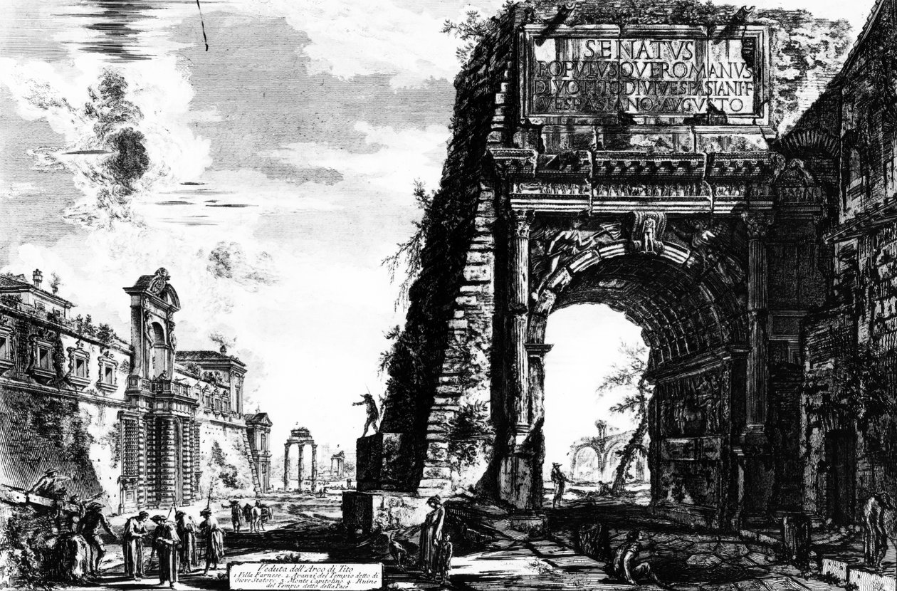 View of the Arch of Titus, from the 