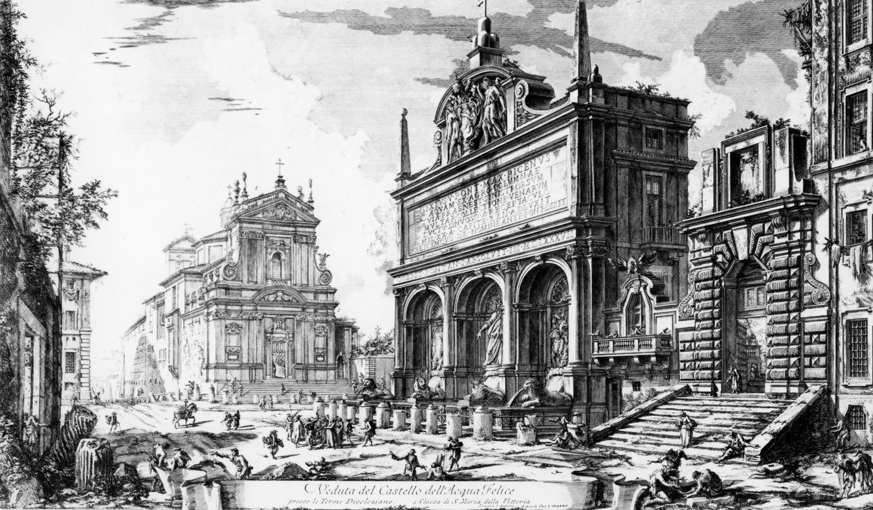 View of the Fontana dell