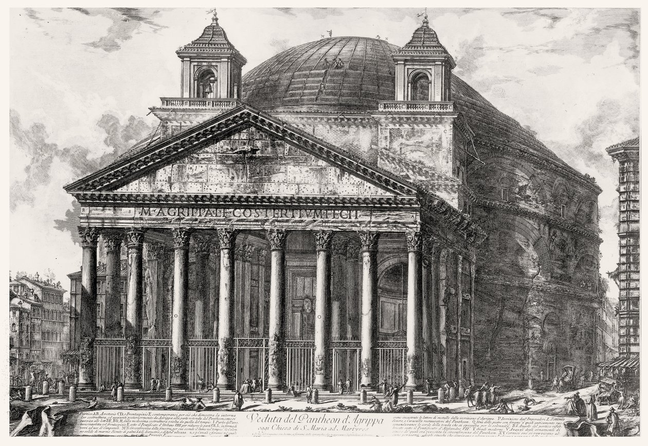 View of the Pantheon, from the 
