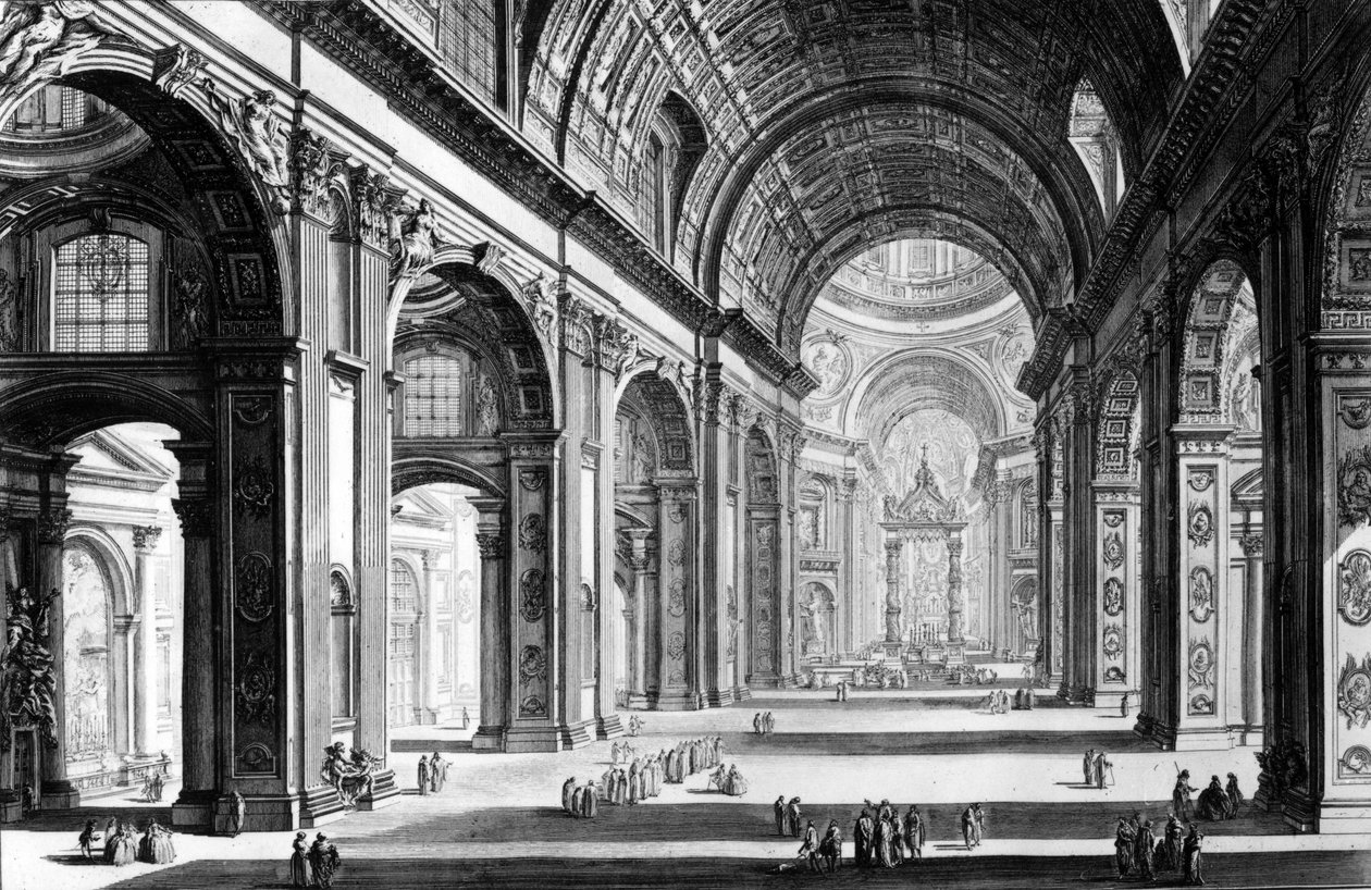 View of the Interior of St. Peter