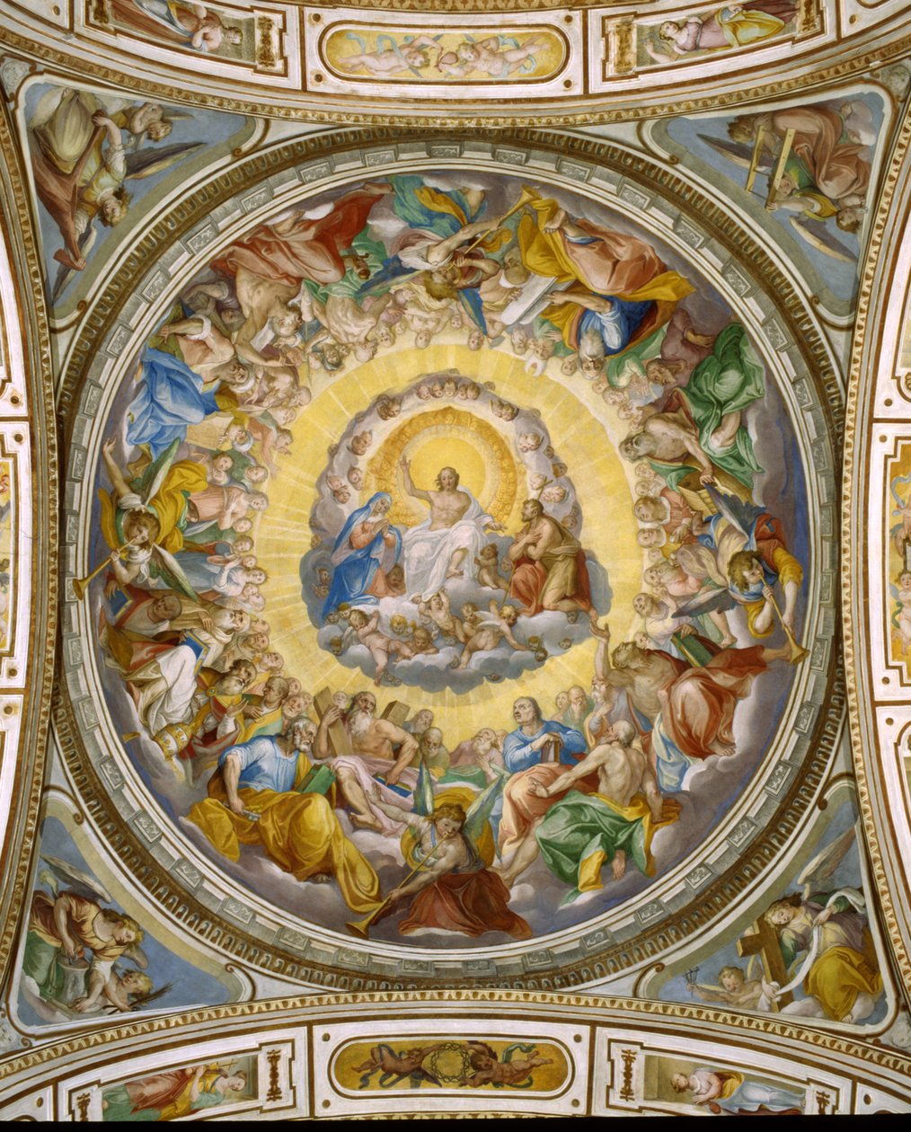 Interior of the Dome of the Salviati Chapel, San Gregorio Magno al Celio, c.1600-03 by Giovanni Battista Ricci