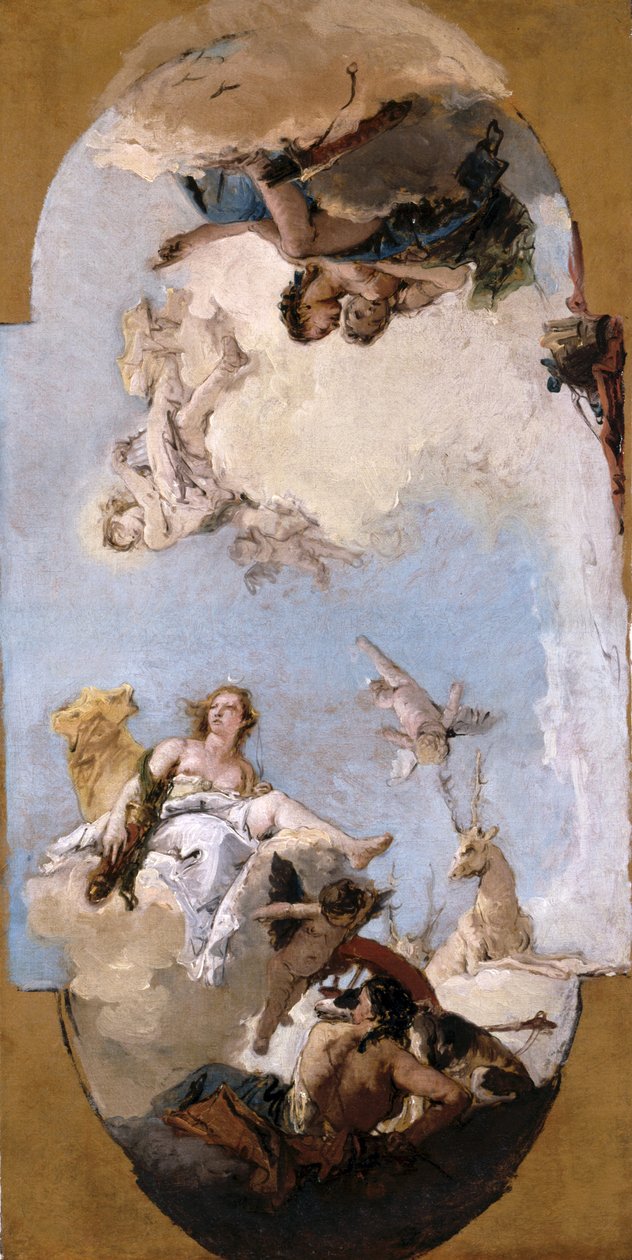 Diana, Apollo and Nymphs by Giovanni Battista Tiepolo
