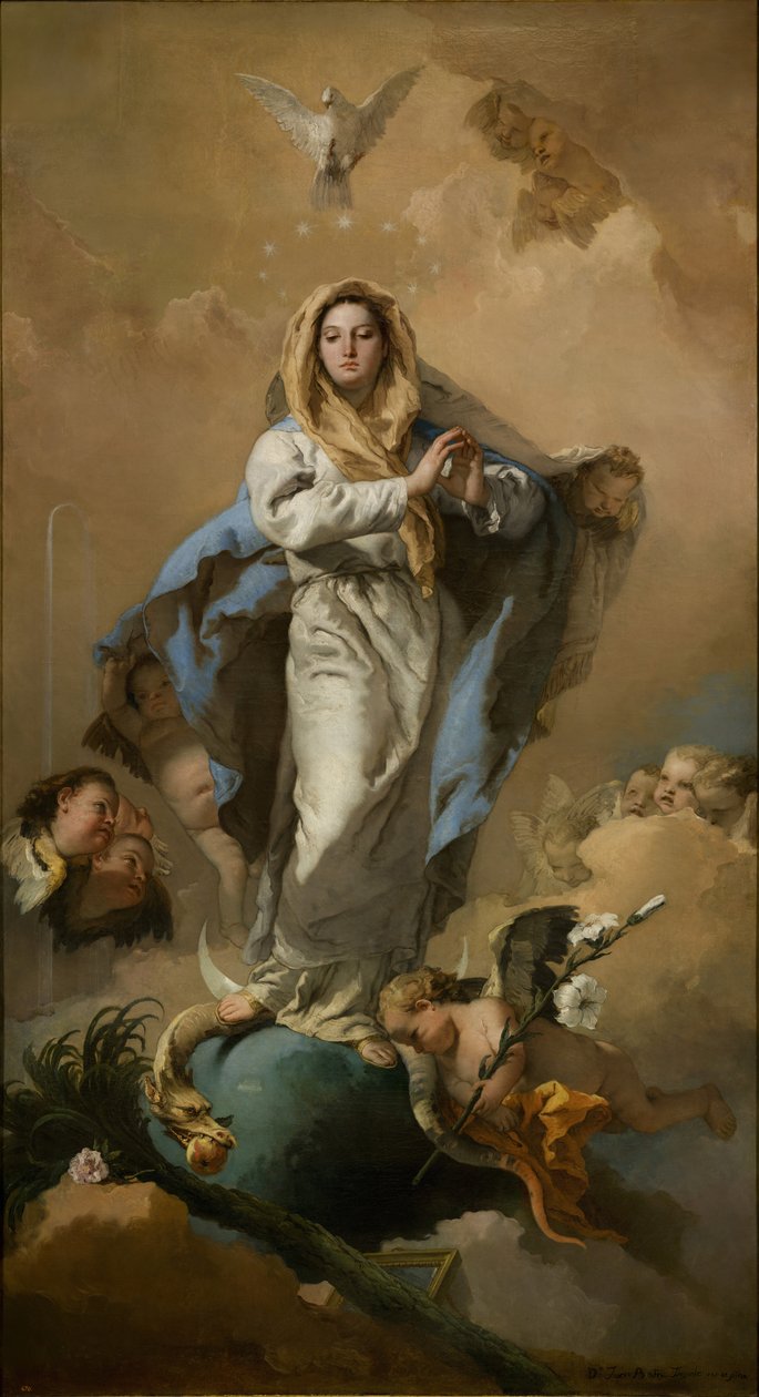 The Immaculate Conception by Giovanni Battista Tiepolo