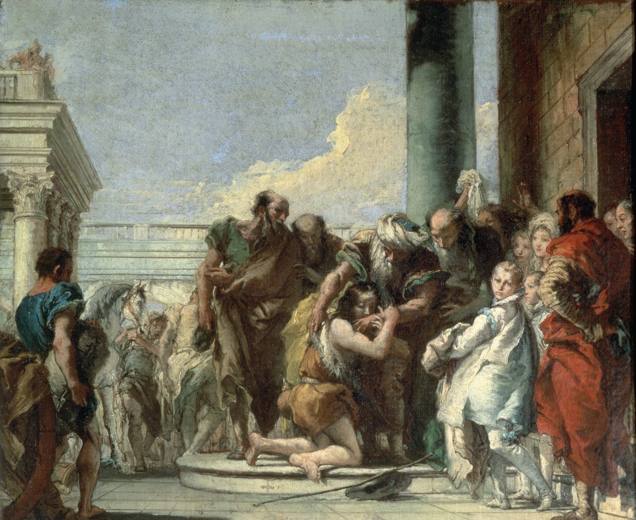 Return of the Prodigal Son, 1780 by Giovanni Battista Tiepolo