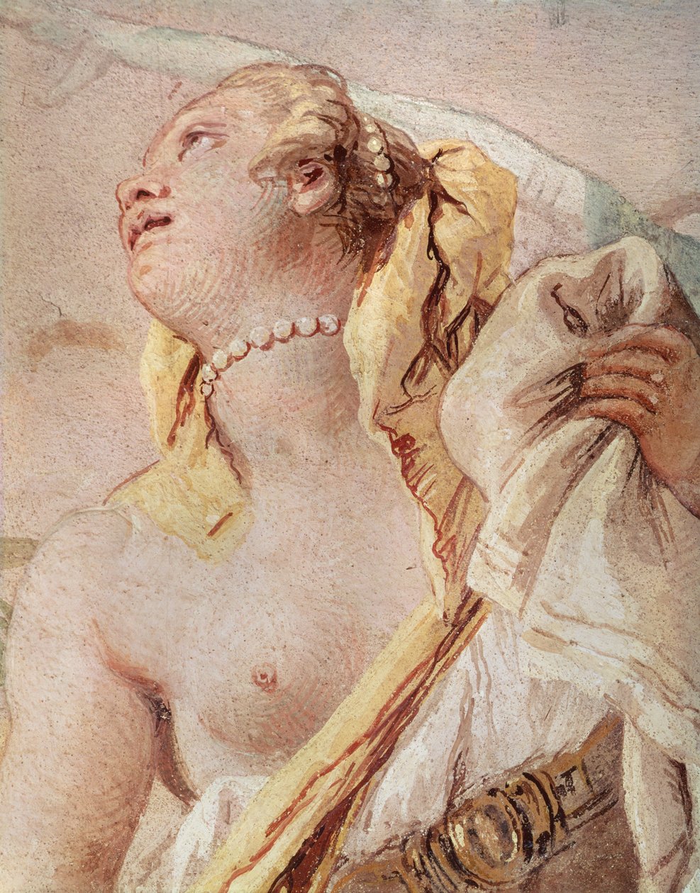 Rinaldo Abandoning Armida, detail of Armida, from 