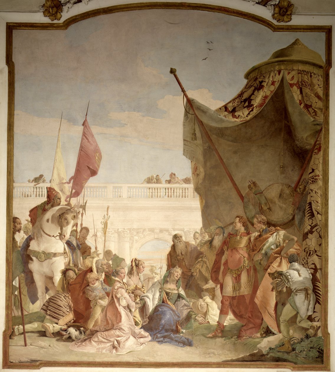 The Family of Darius before Alexander by Giovanni-Battista Tiepolo