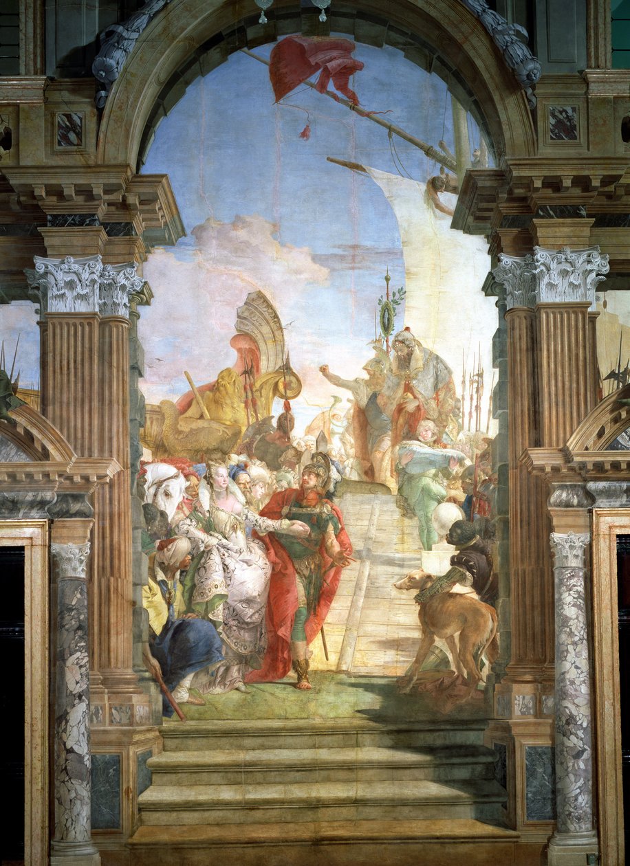 The Meeting of Anthony and Cleopatra, 1747-50 by Giovanni Battista Tiepolo