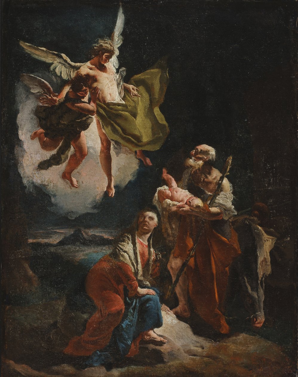 The Rest on the Flight into Egypt by Giovanni Battista Tiepolo