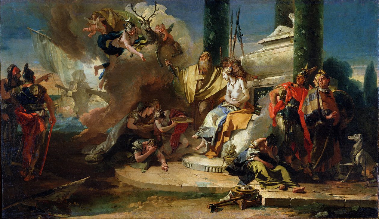 The Sacrifice of Iphigenia by Giovanni Battista Tiepolo